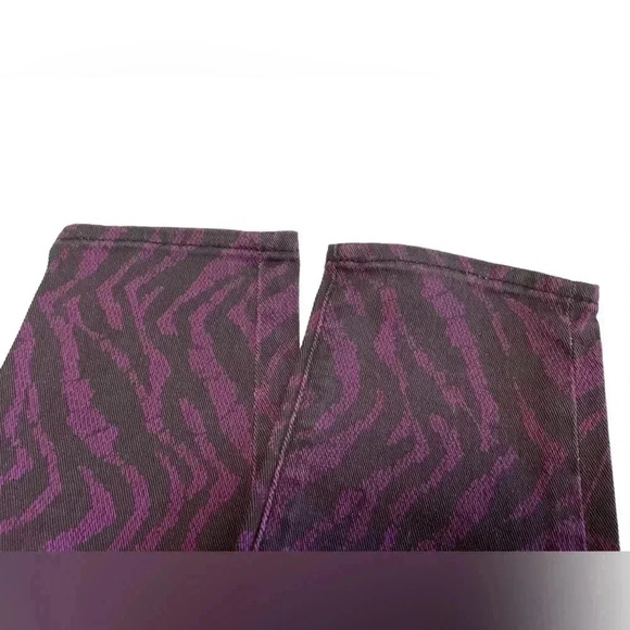 DKNY Purple &  Black Jegging Size 4 - Picture 5 of 8